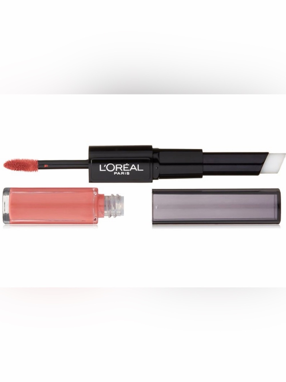 L’Oreal dual ended lip gloss 201 everlasting caramel